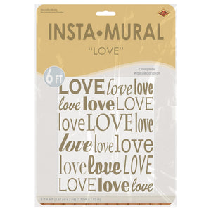  Love Insta-Mural, party supplies, decorations, The Beistle Company, Wedding, Bulk, Wedding & Anniversary, Wedding and Anniversary Decorations, Miscellaneous Wedding and Anniversary Party Supplies