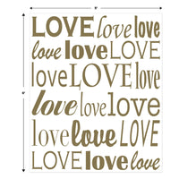  Love Insta-Mural, party supplies, decorations, The Beistle Company, Wedding, Bulk, Wedding & Anniversary, Wedding and Anniversary Decorations, Miscellaneous Wedding and Anniversary Party Supplies