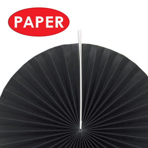 Assorted Paper & Foil Decorative Fans Black and Gold, party supplies, decorations, The Beistle Company, New Years, Bulk, Holiday Party Supplies, Discount New Years Eve 2017 Party Supplies, New Year's Eve Decorations, Miscellaneous New Years Eve Decorations