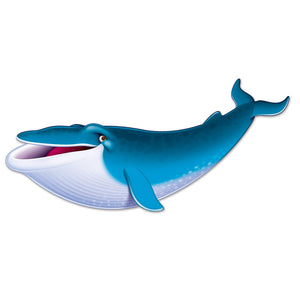 Beistle Blue Whale Party Cutout