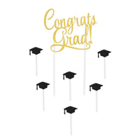 Beistle Congrats Grad! Graduation Party Cake Topper