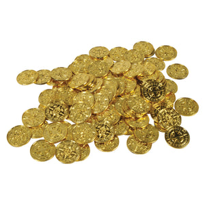 Beistle Plastic Pirate Coins (100/Pkg)