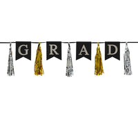 Beistle Grad Tassel Graduation Party Streamer