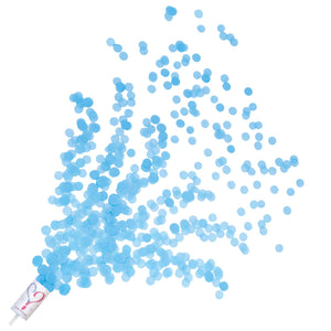 Gender Reveal Push Up Confetti Poppers - blue (8/Pkg)