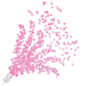 Gender Reveal Push Up Confetti Poppers - pink (8/Pkg)