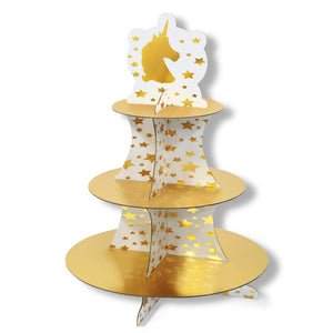 Beistle Unicorn Party Cupcake Stand