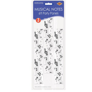 Bulk Musical Notes Party Panels (Case of 36) by Beistle