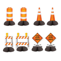 Beistle Construction Mini Party Centerpieces (8/Pkg)