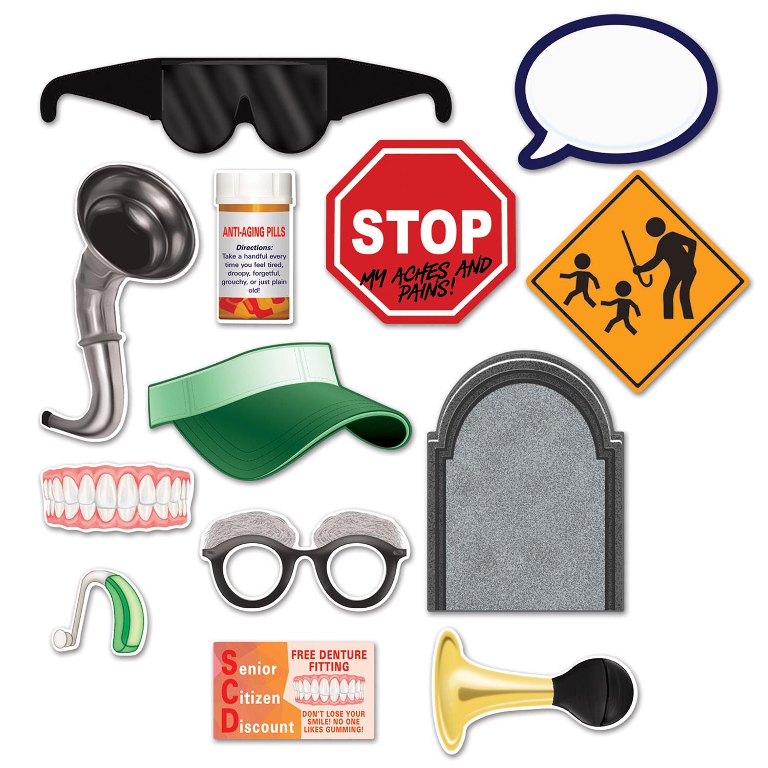 Beistle Over The Hill Birthday Photo Fun Signs (13/Pkg) beistle-over-the-hill-birthday-photo-fun-signs-13-pkg