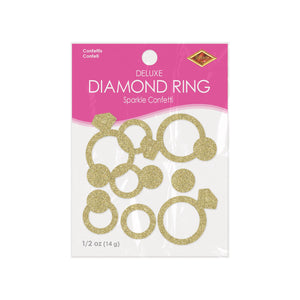 Bulk Diamond Ring Deluxe Sparkle Confetti (12 Packages/Case) by Beistle