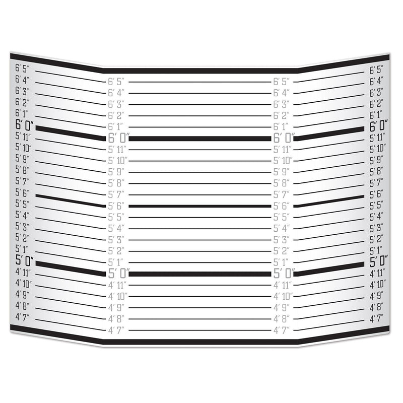 Beistle Mug Shot Lineup Party Photo Prop