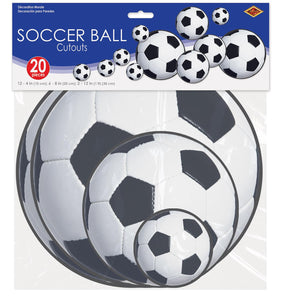 Bulk Soccer Ball Cutouts (Case of 240) by Beistle