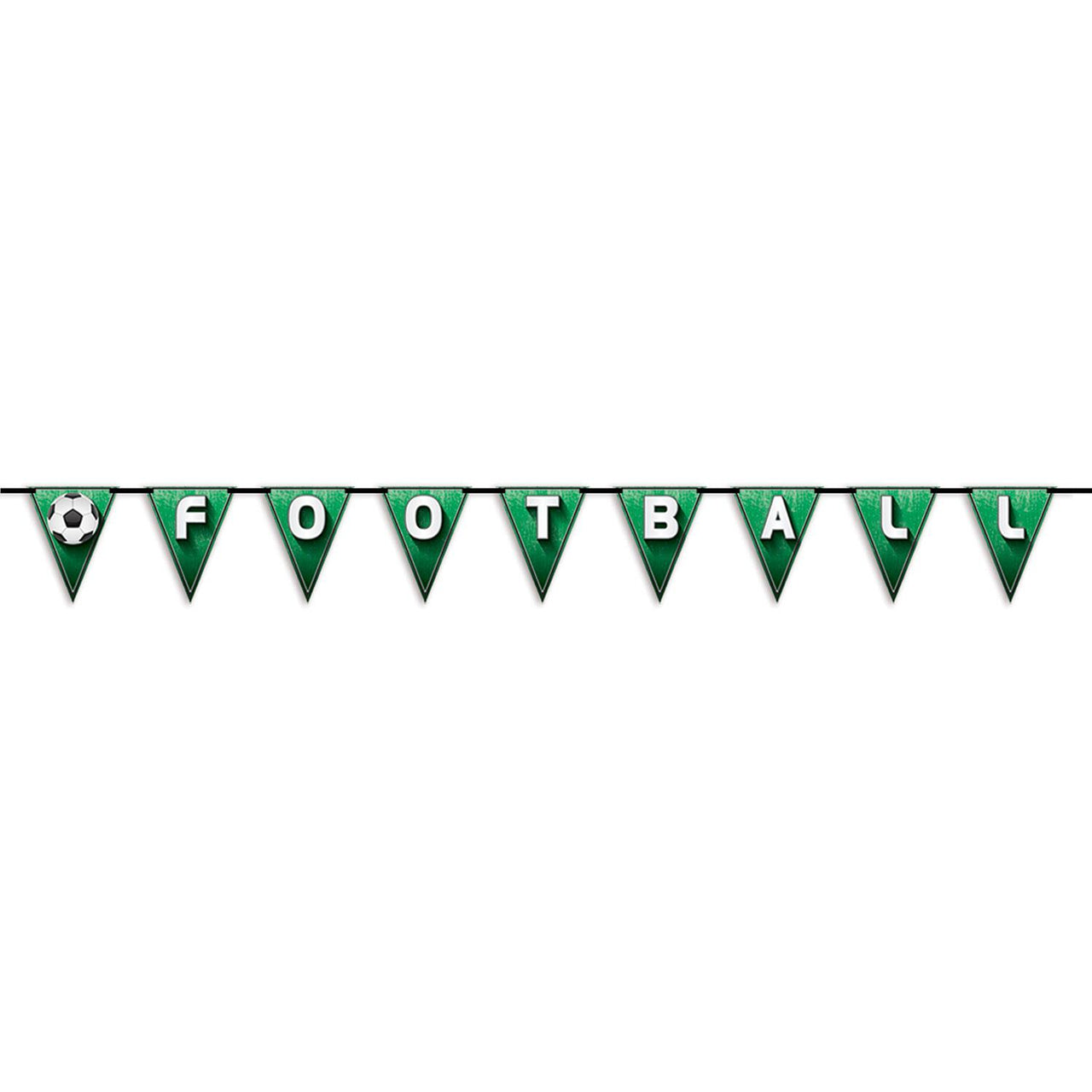 Bulk Soccer!/Football Pennant Streamer (Case of 12) by Beistle