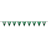 Beistle Soccer!/Football Party Pennant Streamer