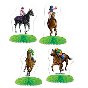 Beistle Horse Racing Mini Party Centerpieces (4/Pkg)