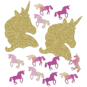 Bulk Unicorn Deluxe Sparkle Confetti (24 Packages Per case) by Beistle