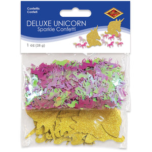 Bulk Unicorn Deluxe Sparkle Confetti (24 Packages Per case) by Beistle