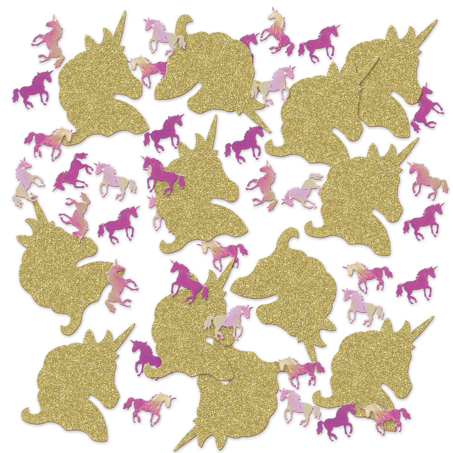Unicorn Deluxe Party Sparkle Confetti (2 - 0.5oz Packages/Pkg)