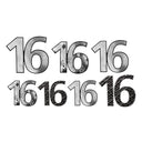 Beistle 16th Birthday Party Foil Cutouts (7/Pkg)