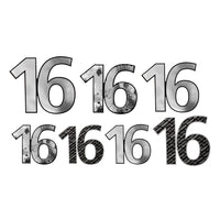 Beistle 16th Birthday Party Foil Cutouts (7/Pkg)
