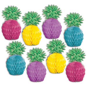 Beistle Luau Party Pineapple Mini Centerpieces (8/Pkg)