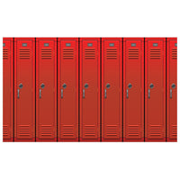 Beistle Lockers Party Backdrop