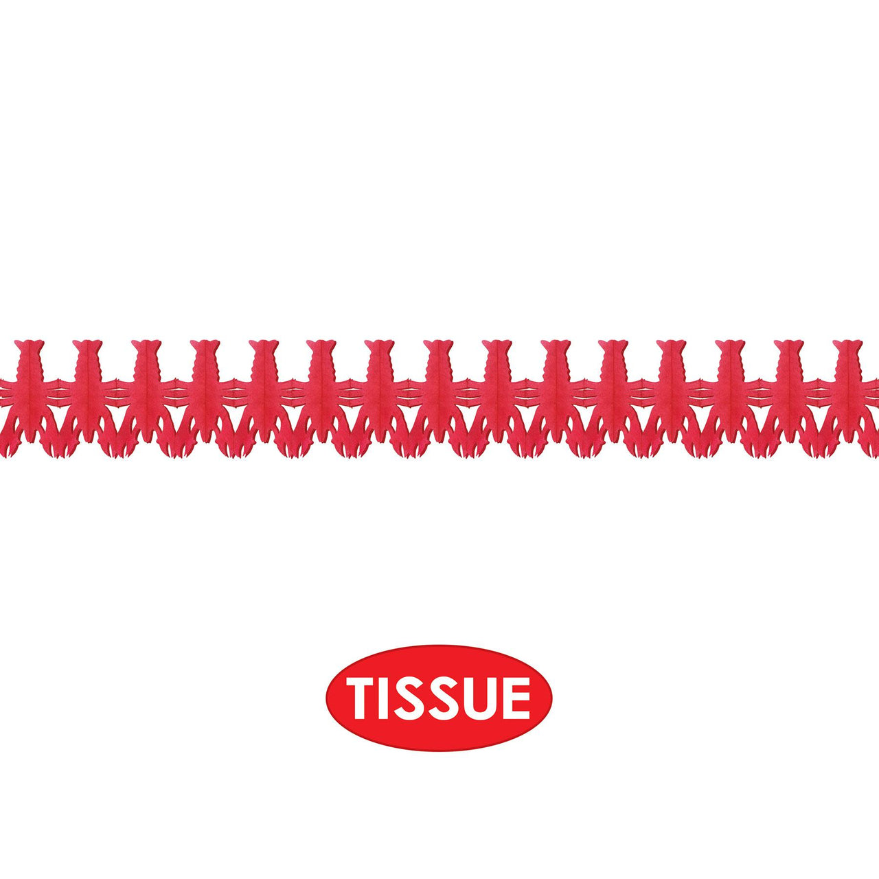 Bulk Crawfish Garland (Case of 12) by Beistle