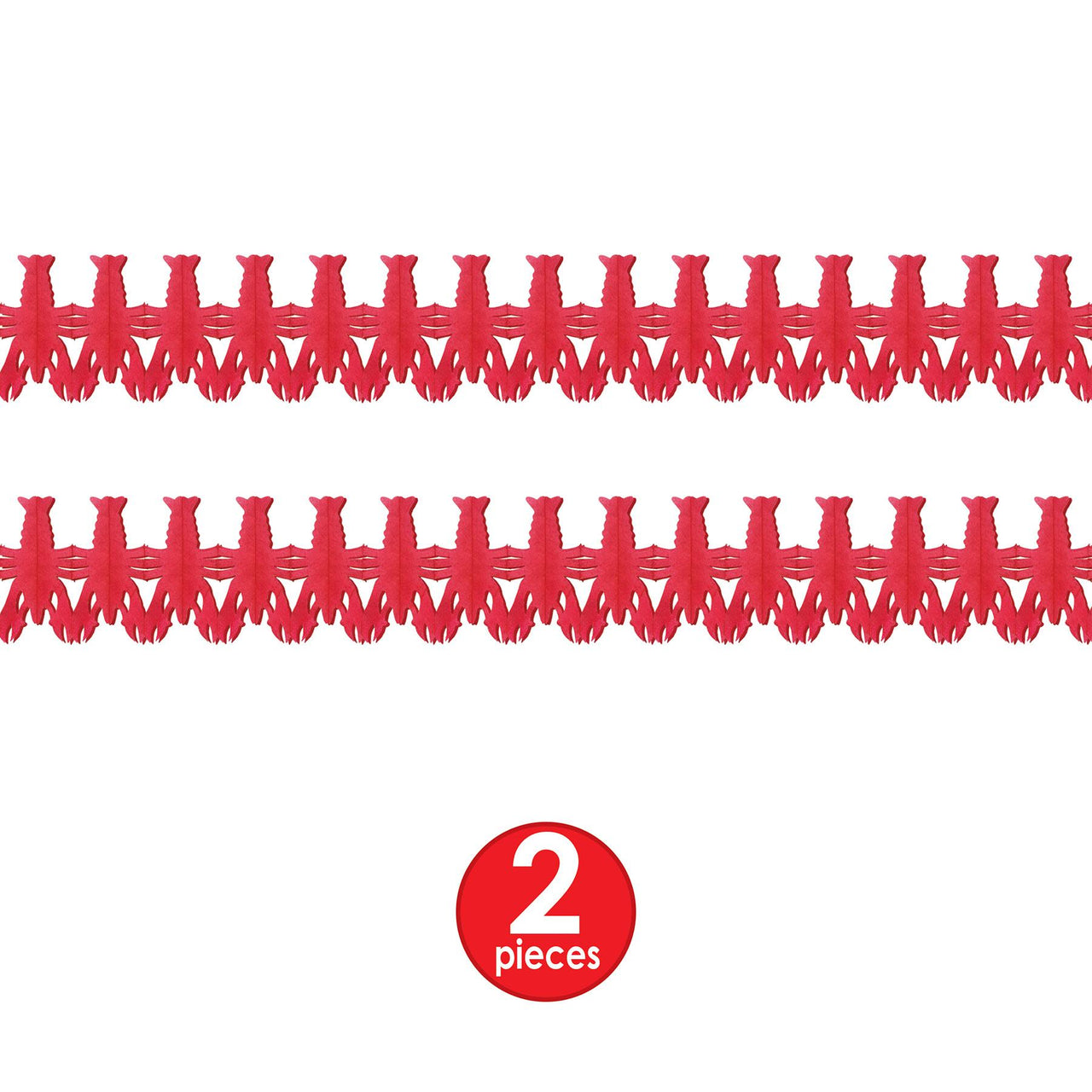 Bulk Crawfish Garland (Case of 12) by Beistle