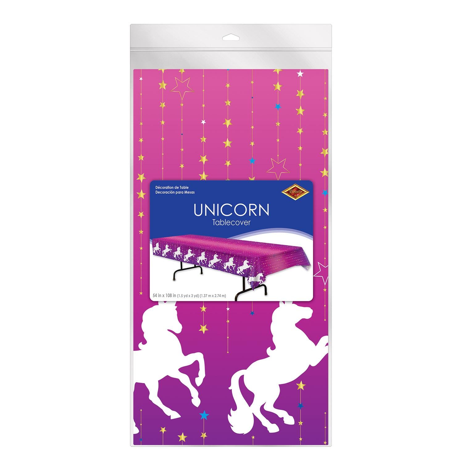 Beistle Unicorn Party Tablecover