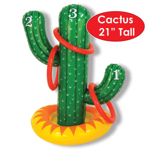 Bulk Inflatable Cactus Ring Toss (Case of 6) by Beistle
