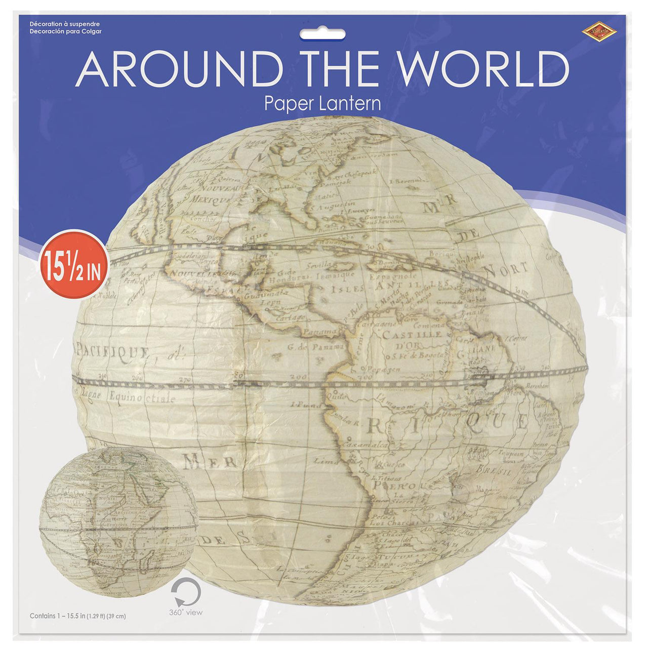 Bulk Around The World Paper Lantern (Case of 12) by Beistle