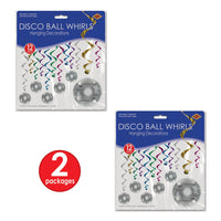 Bulk Disco Ball Whirls (Case of 72) by Beistle