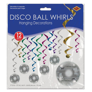 Bulk Disco Ball Whirls (Case of 72) by Beistle