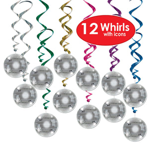 Bulk Disco Ball Whirls (Case of 72) by Beistle