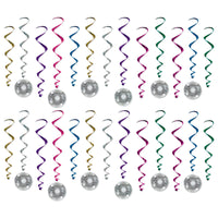 Bulk Disco Ball Whirls (Case of 72) by Beistle