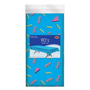 Bulk 90's Tablecover (Case of 12) by Beistle