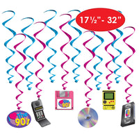 Bulk I Love The 90's Whirls (Case of 72) by Beistle