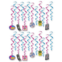 Bulk I Love The 90's Whirls (Case of 72) by Beistle