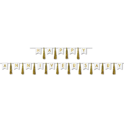 Beistle Happy Anniversary Tassel Streamer (2/Pkg)