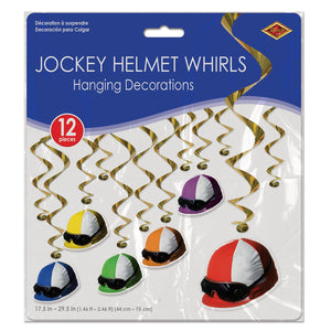 Bulk Jockey Helmet Whirls (Case of 72) by Beistle