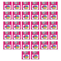 Bulk 90's Floppy Disk Luncheon Napkins (Case of 192) by Beistle