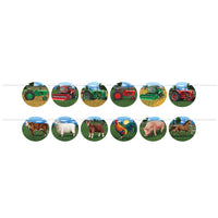 Beistle Tractor & Farm Animal Party Streamer Set