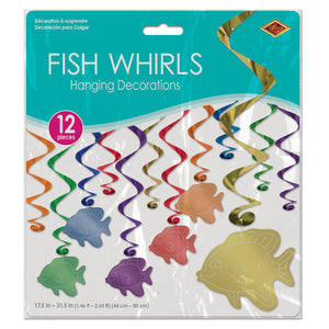 Bulk Fish Whirls (Case of 72) by Beistle