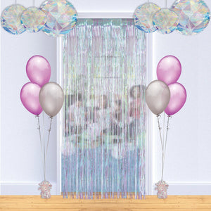 1-Ply Iridescent Fringe Curtain (Pack of 6)