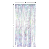 1-Ply Iridescent Fringe Curtain (Pack of 6)