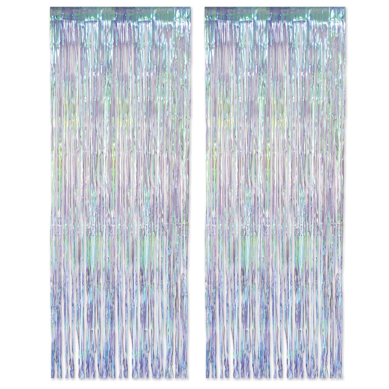 1-Ply Iridescent Fringe Curtain (Pack of 6)