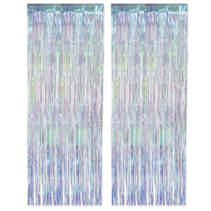 1-Ply Iridescent Fringe Curtain (Pack of 6)
