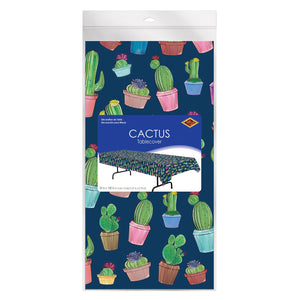 Bulk Cactus Tablecover (Case of 12) by Beistle