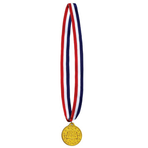 Beistle USA Medal with Ribbon
