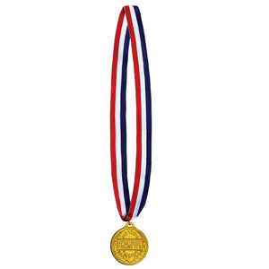 Beistle Champion Medal with Ribbon